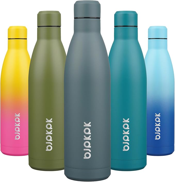 BJPKPK 25oz Insulated Water Bottle Double Wall Vacuum Insulated Stainless Steel by BJPKPK
