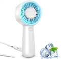 Portable Handheld Fan Personal Small Turbo Hand Fan Powerful, USB Rechargeable by AUIIAH