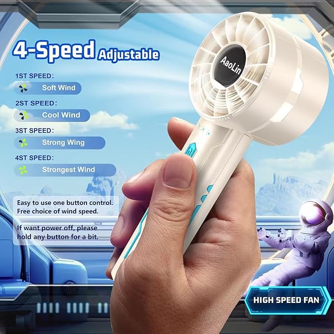 AaoLin 2pcs Portable Handheld Turbo Fan - Image 2