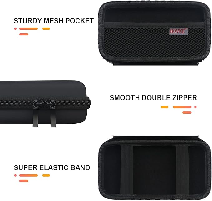 BOVKE Travel Cable Organizer Bag Electronics Accessories Case Portable Travel - Image 4