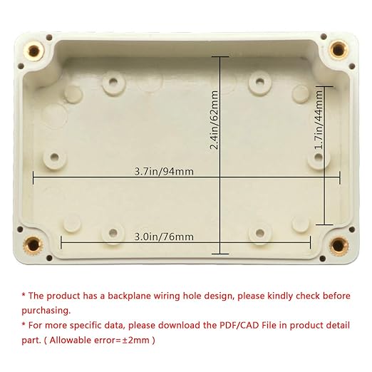 LeMotech ABS Plastic Junction Box Dustproof Waterproof IP65 Electrical - Image 5