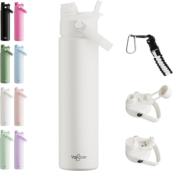 26oz Insulated Water Bottle by Yakooer