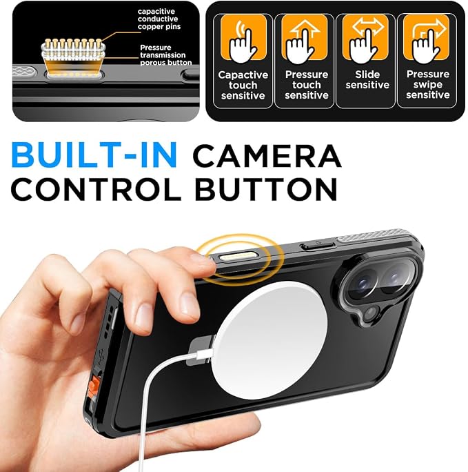 AICase Magnetic for iPhone 16 Case Waterproof Magsafe Shockproof Protective - Image 5
