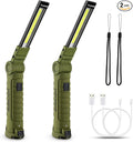 Lmaytech Men Tools for Christmas Birthday Gift 2 Packs LED Rechargeable Work by Lmaytech