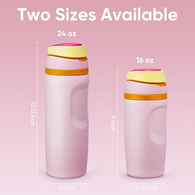 Fijinhom 24 oz Insulated Water Bottle, Stainless Steel Sports Water Bottle - Image 7