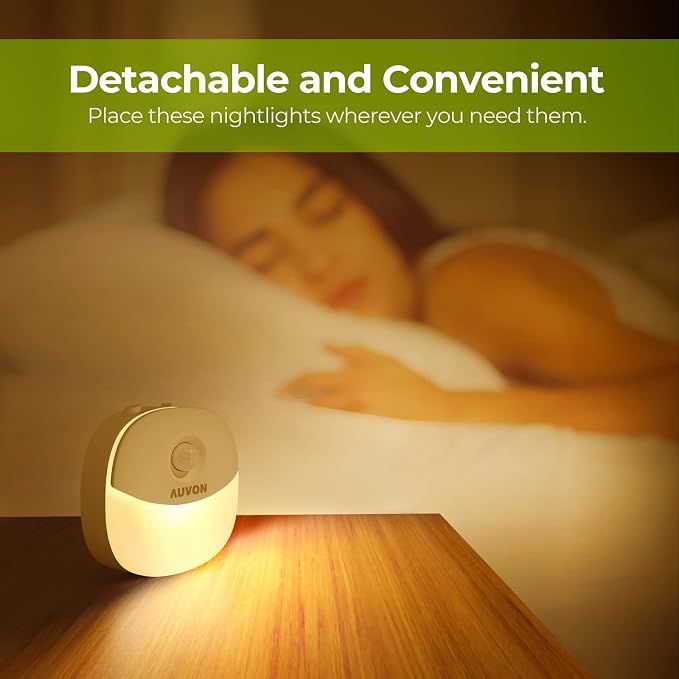 AUVON Rechargeable Battery Night Light, Mini - Image 8