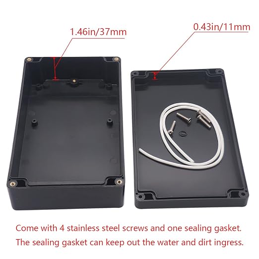 Project Box IP65 Waterproof Junction Box ABS Plastic Electrical Boxes DIY - Image 4