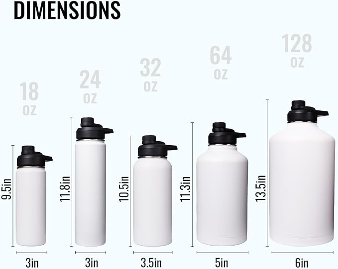 Fijinhom 18 oz Insulated Water Bottle - Image 7