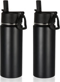 Volhoply 18oz Insulated Water Bottle Bulk 2 Pack, Kids Stainless Steel Water by LiveFully%EF%BC%8CDrinkFreely%E2%80%94KeepGoingwithVolhoply%EF%BC%81