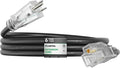 PLUGTUL Outdoor Extension Cord 6FT, 12 Gauge Extension Cord by PLUGTUL