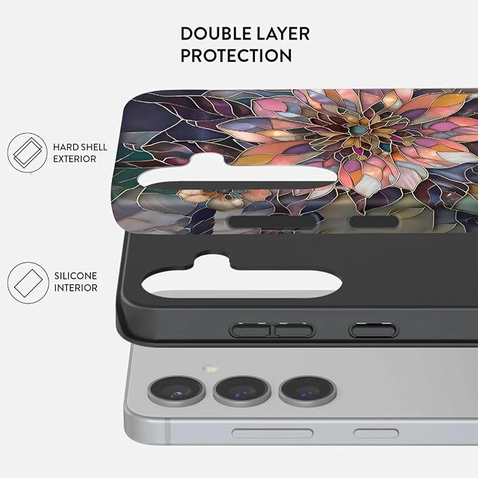 Compatible for Samsung Galaxy A37 5G Case, Dual Layer Heavy Duty 2 in 1 - Image 2