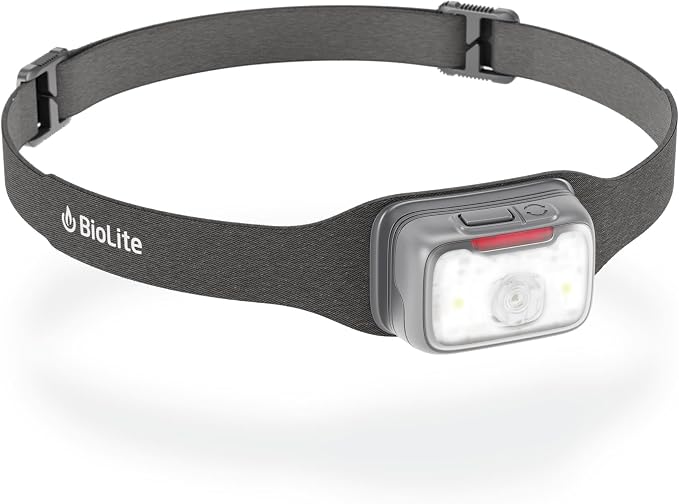 BioLite Range 500 Waterproof, Fast-Charging Rechargeable Headlamp, Midnight Grey by BioLite