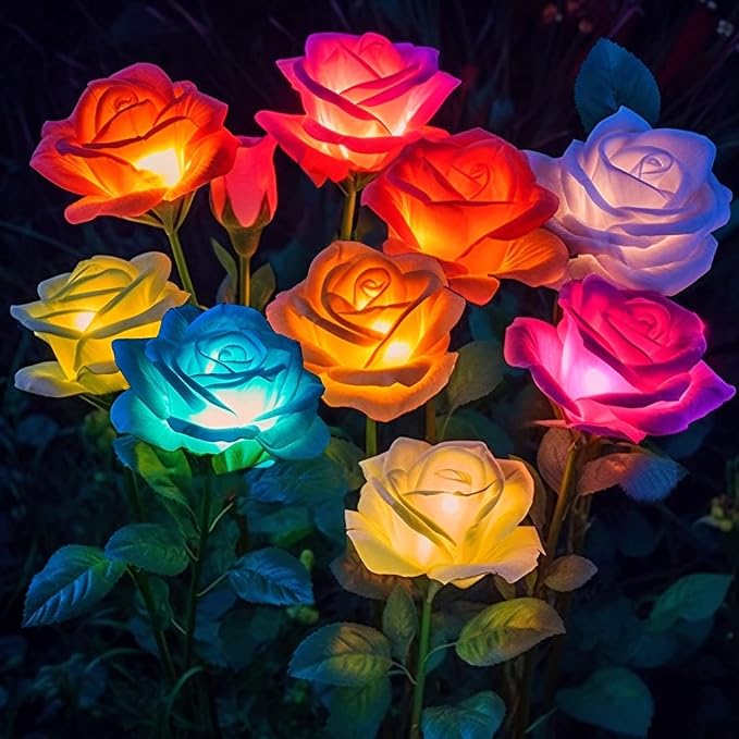Solar Lights Outdoor Waterproof by BOMIERMakeYourHomeBetter