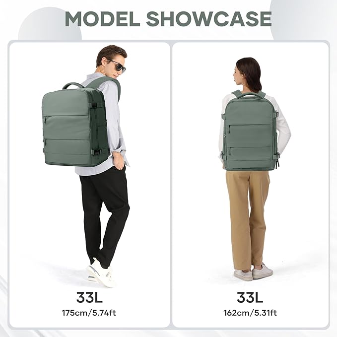 coowoz Large Travel Backpack Carry On - Image 8