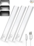 Under Cabinet Rechargeable Lighting: 12 Inch Motion Sensor Dimmable Lights by Vozuji