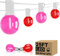 25FT G40 LED Outdoor Valentine's Day String Lights, Hanging Patio Lights by Goothy