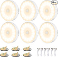 14 LEDs Motion Sensor Light Indoor, 6 Pack Upgraded Night Light USB Rechargeable by Electight