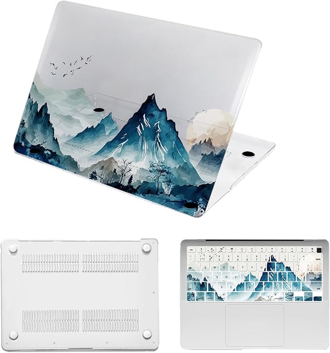 Hard Case for New MacBook Air 13 inch M2 M3 M4 2022 2024 2025 Release, 13.6" by Unknown