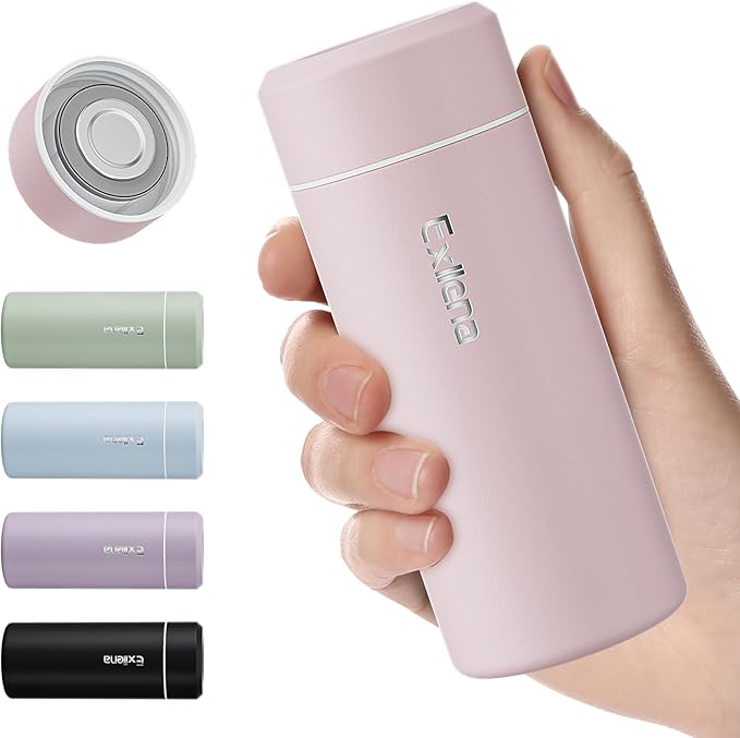 【Upgraded】Exllena Small Insulated Water Bottle 8 oz/250ml– Mini Insulated Water by Exllena