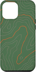 Backcountry Topo Guide Orange Lines Topographical Map Case by Unknown