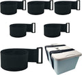 YiwerDer 6Pcs 40" x 2" Nylon Heavy Duty Reusable Hook and Loop Cinch Straps by YiwerDer