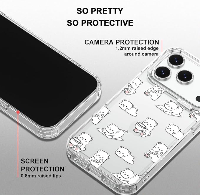 MOSNOVO for iPhone 17 Pro Case, Shockproof Military-Grade Protection 6.6ft Drop - Image 4