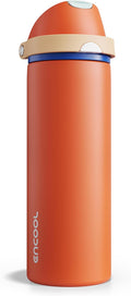 Insulated Water Bottle with Straw by ENCOOL