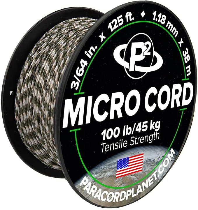 Paracord Planet Micro Paracord – Thin Braided Cord by ParacordPlanet
