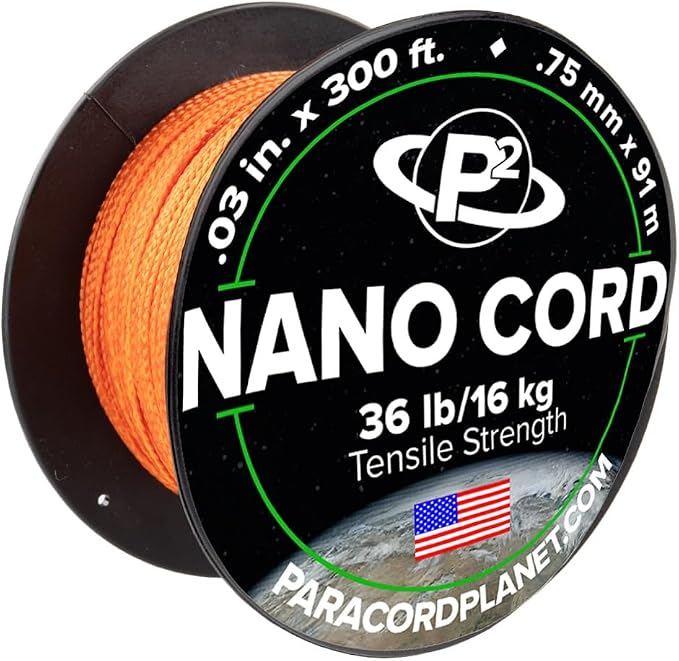 Paracord Planet Nano Cord –Lightweight Nylon Nano Paracord – Great by ParacordPlanet