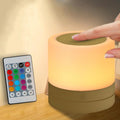 ERUN Nursery Night Light for Kids, USB Rechargeable Small Desk Lamp, 13 RGB by Unknown