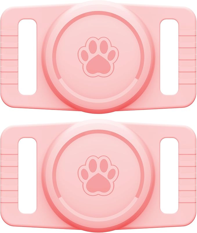 GOCII for Airtag Dog Collar Holder 2 Pack, Waterproof Dog Collar Holder for by GOCII