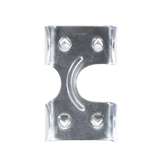 Rope & Cord Metal Clips for Rope, String – Heavy Duty Zinc Plated Double Rope by RopeCord