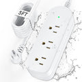Outdoor Power Strip Weatherproof, IPX6 Waterproof Surge Protector by ZZJPowerStrip