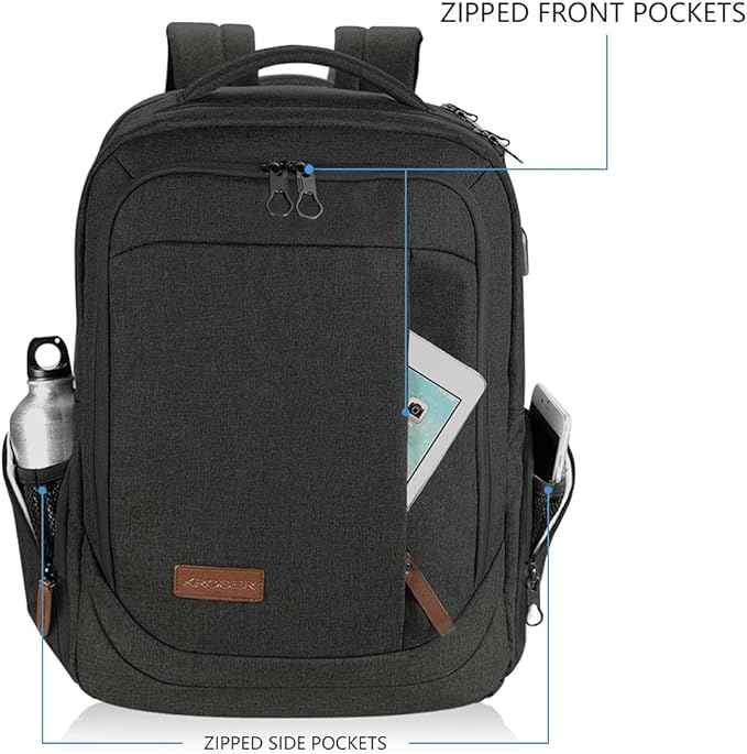 KROSER Laptop Backpack Large Computer Backpack Fits up to 17.3 Inch Laptop - Image 2