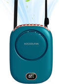 AOCOOLFAN Portable Neck Fan, Mini Small Personal Handheld Fan USB Rechargeable by AOCOOLFAN