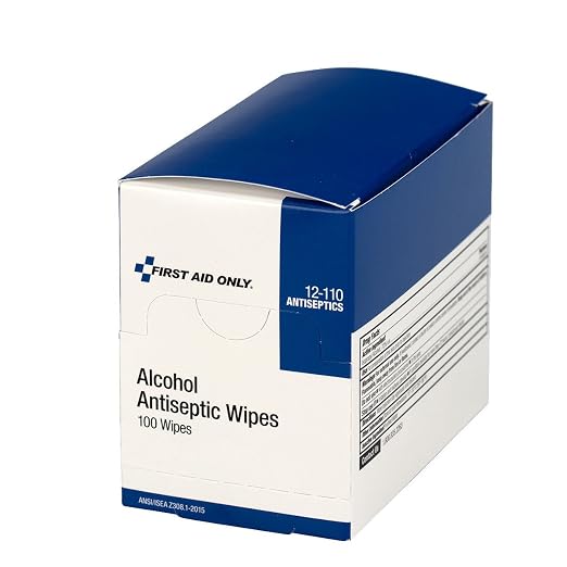 First Aid Only 12-110 Alcohol Wipes, Individually Wrapped, 100 Per Box - Image 6