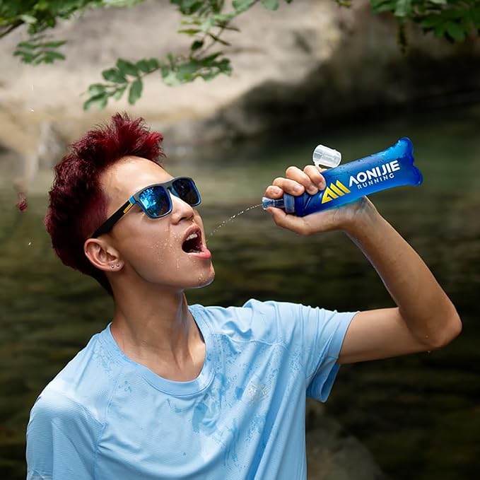 AONIJIE TPU Soft Flask Water Bottle Collapsible Running Flask - Image 8