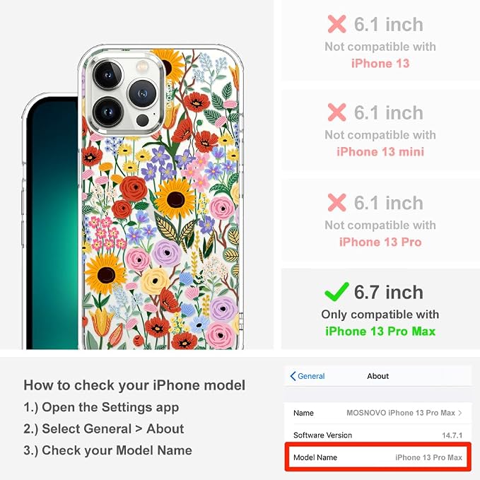 MOSNOVO Case for iPhone 13 Pro Max - Image 2