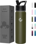 COKTIK 22oz Sports Water Bottle, Stainless Steel Water Bottle by coktik