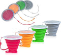 4-Pack Collapsible Silicone Cups by MeanHoo