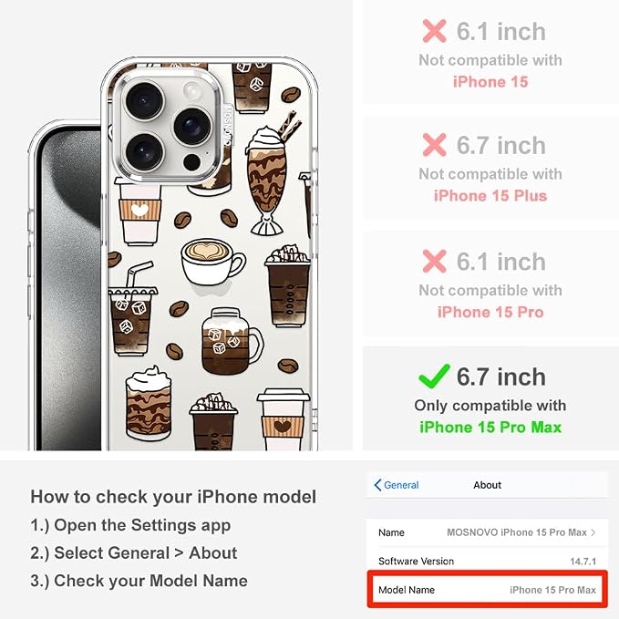 MOSNOVO Case for iPhone 15 Pro Max - Image 2
