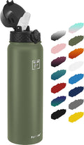 Fanhaw 32 oz Insulated Stainless Steel Water Bottle by FANHAW