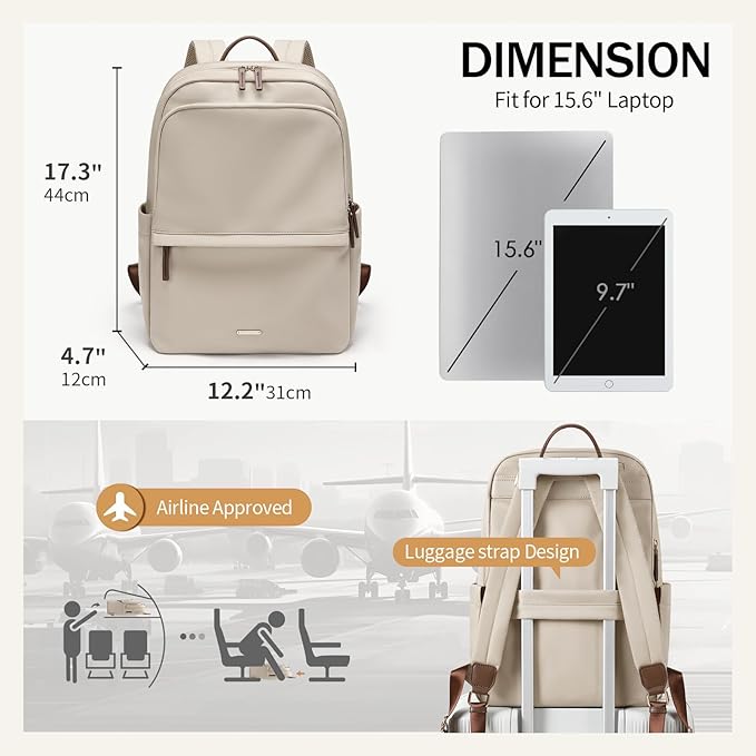 GOLF SUPAGS Women Laptop Backpack Casual Daypack - Image 5