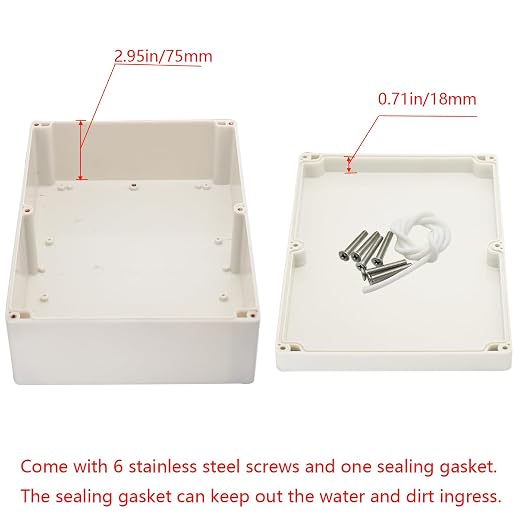 Project Box IP65 Waterproof Junction Box ABS Plastic Electrical Boxes DIY - Image 4