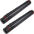 DEWEL 2Pcs Poster Tube Extends from 30" to 51", Telescoping Plastic Art Tube by DEWEL