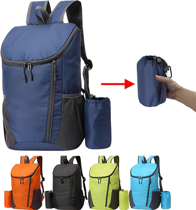 Portable Foldable Backpack Folding Mountaineering Bag, Ultralight Outdoor - Image 3