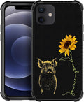 for iPhone 12/12 Pro Case, Pig Sunflower Yellow Sunshine Pattern Graphic Design by FKBRCL4U