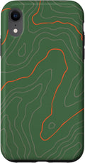 Backcountry Topo Guide Orange Lines Topographical Map Case by Unknown