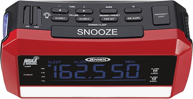 Digital AM/FM Weather Band Alarm Clock Radio - Image 2