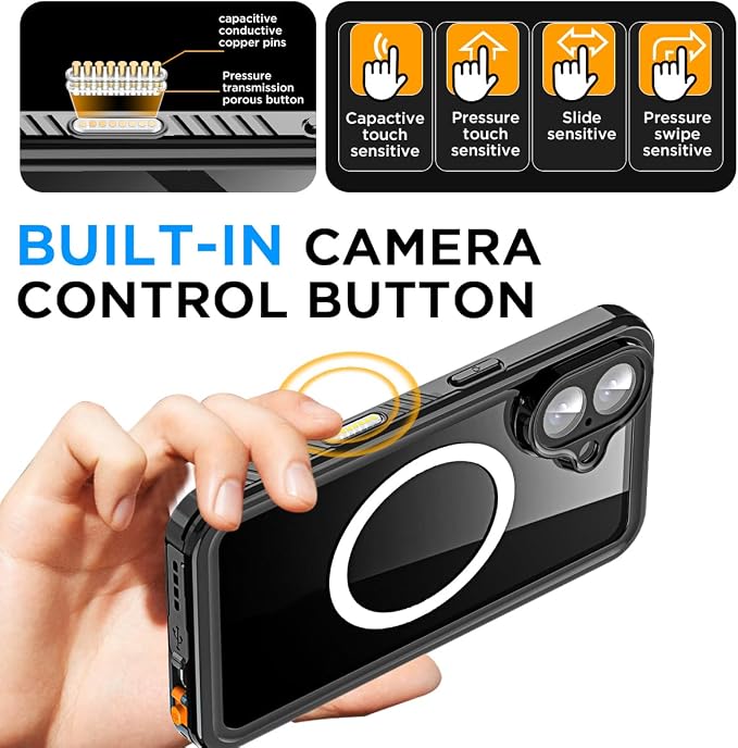 AICase for iPhone 17 Case Waterproof Clear - Image 4
